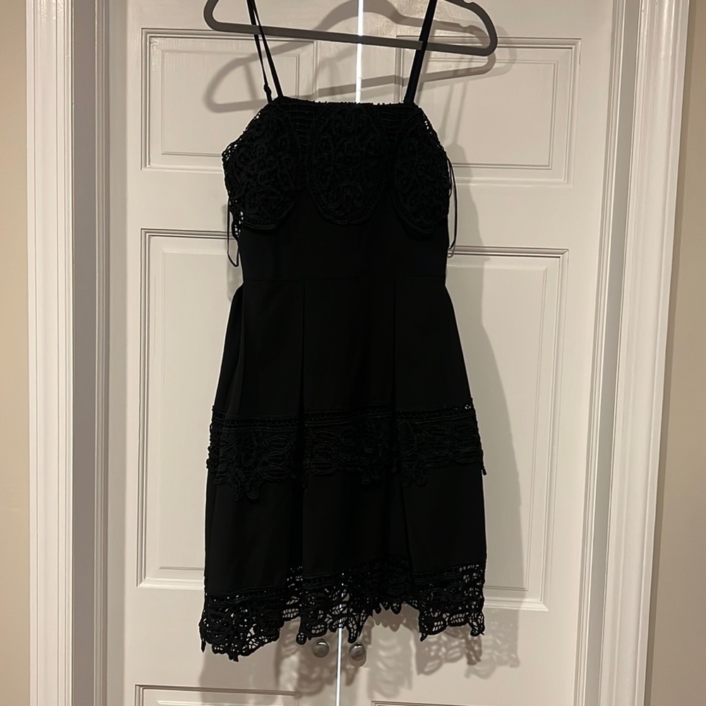 Cute baby doll black dress